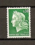Stamps France -  Republica de Cheffer / grabado