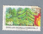 Stamps Chile -  Evite los Incendios Forestales
