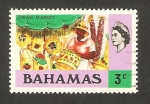 Stamps America - Bahamas -  elizabeth II, mercado del mimbre