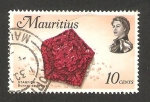 Stamps Mauritius -  elizabeth II, estrella de mar