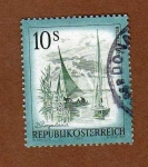 Stamps Austria -  Scott 972. Lago Neusiedl