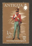 Stamps Antigua and Barbuda -  uniforme militar de oficial de campaña