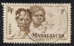 Stamps Madagascar -  El pueblo Sakalava.
