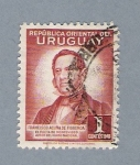 Stamps Uruguay -  Francisco Acuña de Figueroa.Poeta de Montevideo. Autor del Imno Nacional de Uruguay