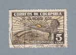 Stamps : America : Colombia :  III Olimpiadas. Barranquilla 1935