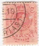 Stamps Spain -  Alfonso XIII, Tipo Medallón. - Edifil 269