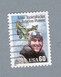 Stamps : America : United_States :  Eddie Rickenbacker. Aviation Pioneer
