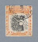 Stamps : America : Colombia :  Departamento de Caldas. Café.