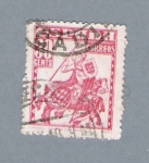 Stamps : Europe : Spain :  Caballero (repetido)