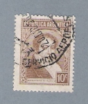 Stamps Argentina -  Bernardino Rivadavia (repetido)