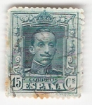 Stamps Europe - Spain -  Alfonso XIII, Tipo Vaquer. - Edifil 315