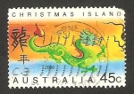 Stamps Australia -  Islas Christmas - año nuevo chino, año del dragón
