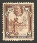 Stamps Europe - Guyana -  Guyana británica - indigena pescando