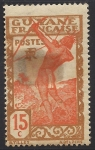 Stamps America - French Guiana -  Cazador