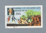 Stamps Central African Republic -  Aniversario de James Cook