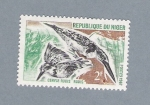 Stamps : Africa : Niger :  Ceryle Rudis Rudis