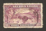 Stamps Africa - Sierra Leone -  george VI, recogida de arroz