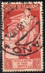 Stamps : Europe : Italy :  Italia 1937 Scott 379 Sello Reino Cesar Augusto 20 usado 