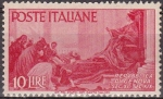 Stamps : Europe : Italy :  Italia 1946 Scott 484 Sello ** Venice de Paolo Veronese Republica de Genova Siglo XI-XIX 