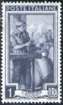 Stamps Italy -  Italia 1950 Scott 550 Sello Nuevo ** Trabajos L'Officina Mecanico Piemonte 