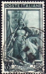 Stamps Italy -  Italia 1950 Scott 565 Sello Trabajos la Canapa Emilia Romagna Usado 