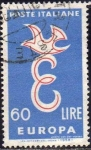 Stamps Italy -  Italia 1958 Scott 751 Sello Serie Europa usado