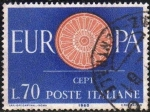 Stamps Italy -  Italia 1960 Scott 810 Sello Serie Europa usado