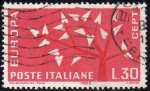 Sellos de Europa - Italia -  Italia 1962 Scott 860 Sello Serie Europa usado