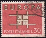 Sellos de Europa - Italia -  Italia 1963 Scott 880 Sello Serie Europa usado