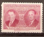 Stamps America - Honduras -  JUAN  MANUEL   GALVEZ  Y  JULIO  LOZANO  DÍAZ  