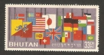 Stamps Bhutan -  en recuerdo al presidente john f. kennedy