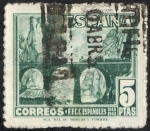 Stamps Spain -  Trenes