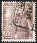 Stamps Spain -  General Franco