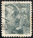 Stamps Spain -  General Franco