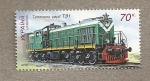 Stamps Ukraine -  Locomotoras diesel