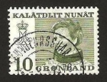 Stamps Greenland -  reina margarita II