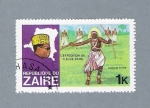 Stamps Africa - Democratic Republic of the Congo -  Expedición de Fleuve. Zaire