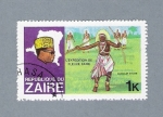 Stamps : Africa : Democratic_Republic_of_the_Congo :  Expedición de Fleuve. Zaire