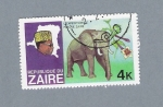 Sellos del Mundo : Africa : Rep�blica_Democr�tica_del_Congo : Expedición de Fleuve. Zaire