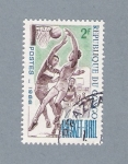 Stamps Republic of the Congo -  Basket-ball