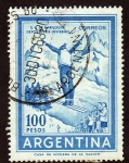Stamps : America : Argentina :  Bariloche Deportes de Invierno