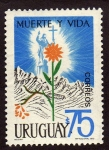 Stamps Uruguay -  imagenes conmemorativas a la tragedia de LOs Andes