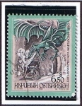 Stamps Austria -  Dragon