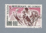 Stamps Republic of the Congo -  Hand-Ball