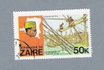 Sellos del Mundo : Africa : Rep�blica_Democr�tica_del_Congo : Expedición de Fleuve. Zaire