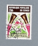 Stamps Republic of the Congo -  Copa del Mundo de Fútbol