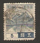 Sellos de Asia - Japn -  lago kamikochi y monte hodaka