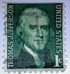 Stamps United States -  Thomas Jefferson