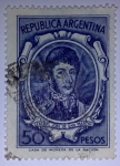 Stamps Argentina -  General Jose de San Martin