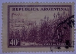 Stamps : America : Argentina :  Caña de azucar
